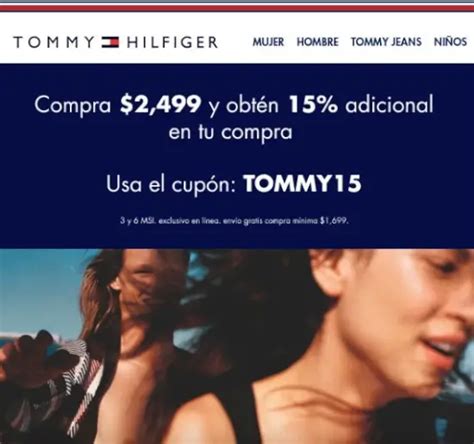 cupón descuento tommy hilfiger